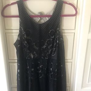 Black free people dress keyhole back
